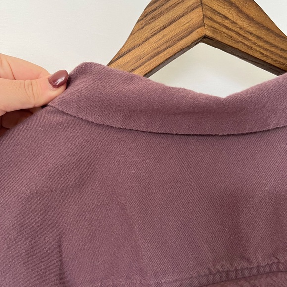 Lululemon Full Day Ahead Flannel Button Up Size 12 - Picture 13 of 15